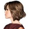 Get the Latest Trend with this Chin-Length Full Volume Bob Boy Cut Wig in Biscuit - Hairuwear Designer Series for Average Cap Size GF19-23