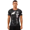 Herren Restaurant Küche Köche Kostüm Fi 3D Gedruckt Chef T-shirt Tops Food Service Arbeitskleidung Rundhals Kurzarm Tops i33w #