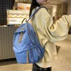 kawaii Large-capacity All-match Backpack Korean Versi Simple Storage Bag Back to School Office Supplies Cute Statiery D5QO#