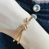 Mijin – Bracelet à nœud léger plaqué or, marque originale, CNC, haute édition, élégant et Style avec placage épais