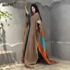 WINYI imprimer confort chaud mode caftan robe de vacances élégant Afrique femmes Boho fête vêtements d'hiver pour les femmes robe longue 240321