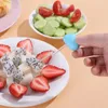 Widelce 6pcs Creative Kitchen Cloud Shape Fruit Fruit Fruit Restaurant wielokrotnego użytku deser biurowy Cartoon Przenośna klasa bento znak bento