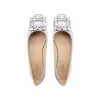 Loafers 2023 Summer Square Toe Rhinestone Flat Shoes Comfortable Casual Ballet Women Shoes Shallow Elegant Scarpe donna