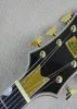 Dream Guitar Black Falcon G6120 Semi Hollow Body Jazz E-Gitarre Gold Sparkle Body Binding Ebony Fingerbaord Bigs Tremolo B4743831