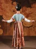 Детский костюм Хань в китайском стиле Dunle, костюм Тан в китайском стиле, древний костюм для девочек, классический костюм Феи в древнем стиле, классический танец v6S0 #