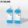 Tintennachfüllkits Fcolor 1000 ml starke DTF-Reinigungslösung weiße Flüssigkeit für XP600 L1800 1390 DX5 Tintenstrahldruckerdüse