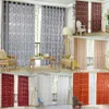 Curtain Drapes Floral Vine Leaf Partition Polyester Modern Curtains For Living Room Balcony Window Sheer Bedroom Drop Delivery Home Ga Ota8K