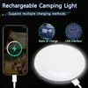 15600 MAH LED Tent Light Rechargeable Lantern Portable Emergency Night Market Light Outdoor Camping Bulb Lamp Flashlight Home 240327