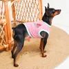 Ropa para perros Ropa de verano con estampado de sandía en tejido elástico y transpirable