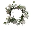 Decorative Flowers Christmas Candle Ring Door Wreath For Wedding Farmhouse Window