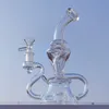 2024 Heady Glass Neo Fab 9 pouces Bangs en verre Tuyau d'eau Bong Tube de tabac à fumer 14MM Bol Dab Rig Recycler Tuyaux de barboteur