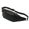 Bolso de la cintura de cuero de la PU de alta calidad Hombres Fanny Pack Cinturón de cuero de los hombres Bolsa Bolsa Pañuelo Bananka Pecho Bum Bag Male Heuptas d80K #