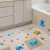 Badmattor Anti-Slip Cartoon Wall Sticker Bathtub Stickers Icke-slid Badrum Anti-Skiddekor Dekaler Dusch Marine Animal