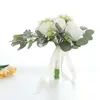 Decoratieve Bloemen Bruiloft Boeket Voor Bruid Bruidsmeisje Set Handgemaakte Bruids Hand Bloem Decoratie Afstuderen