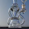 2024 Heady Glass Neo Fab 9 pouces Bangs en verre Tuyau d'eau Bong Tube de tabac à fumer 14MM Bol Dab Rig Recycler Tuyaux de barboteur