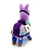 Fabrik grossist 20 cm Fortress Dolls Alpaca Plush Toys Games kring Purple Horse Dolls Children's Gifts