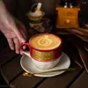 Kopjes Schoteltjes Midden-Oosten Keramiek Koppels Melk IJs Koffiemok Thee- en schotelsets voor thuiskantoor Relatiegeschenken