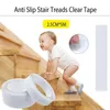 Tapetes de banho de alta fricção DIY Anti Slip Tape Scrub Almofada adesiva transparente para escadas chuveiro não adesivos produtos de banheiro