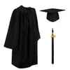 Graduati Cap und Gown Set Schuluniform Student Akademische Robe Erwachsene Graduati Anzug Universität Akademische Anzug Graduati Kleid X1yv #