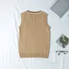 nuovo 2021 Fi Style JK School Uniform Vest Sleevel Pullover Maglione Gilet Uniforme giapponese Cott Cosplay Maglieria Maglione D201 #