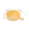 Ciotole Pasta Tagliatelle Ciotola per formaggi Piatto decorativo Riutilizzabile Ramen Budino Articoli da forno in ceramica con manico Teglia da forno Baby