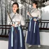 Oude Chinese traditial tang-dynastie hanfu nieuwe jaar outfits slepen dr kleding voor dames vrouw winter set kleding W2Yz #