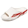 Sandals Summer Mans Fashion Slippe Outdoor Non-slip Thick Bottom Graffiti Young Men's Hard-wearing Explosive Style Male Footwear