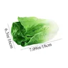 Decorative Flowers 1Pcs Realistic Fake Lettuce PU Lifelike Green Vegetable Model Large Artificial Table Display Home Decoration