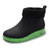 Boots Men Boots Boots Nouveaux tubes courts jeunes automne d'automne Boots de pluie d'hiver Chaussures de pêche non folie