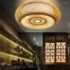 Ceiling Lights Simple Modern Bamboo Antique Lamp Chinese Zen Dining Room Tea Living Study Bedroom