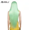 Wigs Noble Cosplay Wigs For Black Women Straight Synthetic Lace Wig 34 Inch Ombre Blonde Wig Lace Wig Cosplay Syntheti Lace Wig