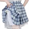 Jupe de sécurité en maille blanche JK pour Seifuku école japonaise Kawaii femmes dentelle étoiles citrouille Bloomers été mince Shorts Lolita fille L6Po #