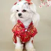 犬アパレルペット服スーツシャツ中国語スタイルパーカー快適なジャケットキャットウォームベストコート冬
