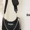 16% KORTING Designertas 2024 Handtassen Drie in één Oxfordstof Modieus Onderarm Kleine ketting Postbode Enkele schouder Crossbody Getijdenverandering Klein