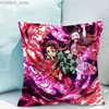 CASE CASE CASE DEMON SLAYER CUSHION COVER 45*45 MODITATION CUSHIENS FOR