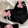 Women's Panties Big Bow Female Underwear Sweet Cotton Briefs Woman Cute Soft Sexy Mid-rise For Women Mesh Intimate Intimates