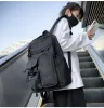 Sacs sac à dos sac école couleur Pure Version coréenne de Harajuku Ulzzang collège étudiant cartable homme sacs à dos Bolsas voyage main