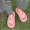 Chinelos Coreano Doce Mulheres Flip Flops Salto Verão Moda Casa Mulher Eva Beach Designer Plataforma Conforto Sandálias de Cunha