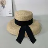 Large bord chapeaux seau été capote chapeau noir et blanc ruban dentelle large marron protection solaire plage H240330