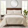 Bedding Sets 3-Piece Beige Linen Duvet Cover Set King