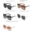 Gafas de sol 2021 Nuevas gafas de sol cuadradas con montura grande Gafas de sol de moda para mujer Gafas de sol de tendencia retro Gafas de sol UV400 Gafas retro para mujer J240330