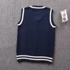 Britânico Coreano School Girl Sleevel Camisola Colete Uniformes Escolares Com Decote Em V Japonês Meninos e Meninas Estudantes Colete De Malha N5GN #