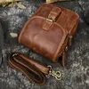 Genuíno Couro Ombro Cintura Saco Pequeno Mens Mulheres Natural Pele Crossbody Phe Bag Portátil Frt Mini Sacos Anti Roubo d4oa #