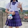 Scala da ragazza della scuola femminile jk uniforme corea giapponese jk plaid gonna set vestiti anime uniformi sexy per la gonna scolastica scolastica