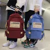 Sac à dos de grande capacité pour hommes, Design étanche, sac d'ordinateur de Niche, cartable imprimé rétro pour lycéennes et filles