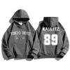 2023 Plus size Cott Hoodie Couple Tokio Hotel Printed Women Pullover Kaulitz Fi Fleece Luxury Female Hooded Sweatshirt B7rF#