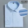Erkekler Elbise Gömlek Pamuk Erkekler Klasik Uzun Kollu Gömlek Düzenli Cep Uygun Resmi İş İş Ofisi Gündelik Düğme Beyaz Sosyal 8xl
