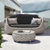 Camp Furniture Custom Outdoor Leisure Rattan Sofa Villa Sunshine Room Balcony Chair Coffee Table Combination Garden Drop Delivery Spor Dhyys