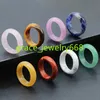 Natural gemstone rings crystals healing stone agate ring rose quartz amethyst rings Wholesale