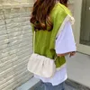 Saco de sela feminino nuvem saco mão pendurado coreano chique simples fada dobra tendência g99s #